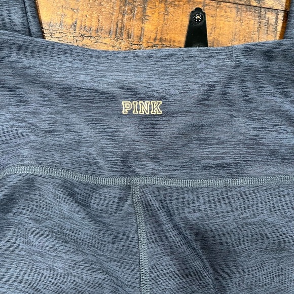 PINK Victoria's Secret Charcoal Distressed Leggings - Picture 3 of 4